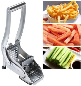 Hand Druk Frietjes Machine Huishouden Keuken Rvs Potato Chip Cutter Koken Handleiding Groente Aardappel Chopper
