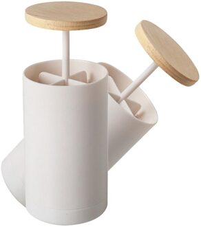 Hand Druk Wattenstaafje Eenvoudige Tandenstoker Buis Opbergdoos Wattenstaafje Opbergdoos