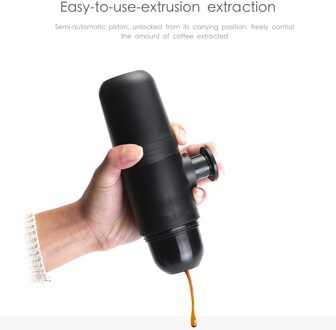 Hand Gedrukt Draagbare Koffiezetapparaat Espressomachine Outdoor Draagbare Koffiekopje Mini Koffie Pot Professionele