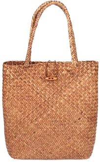 Hand Geweven Grote Rotan Strozak Bloem Mand Opslag Tote Vrouwelijke Tassen Reizen Handtas Winkelen Gevlochten Hand Tas Voor Vrouwen meisje