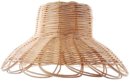 Hand Geweven Natuurlijke Rotan Lampenkap Kroonluchter Opknoping Licht Shades Voor Slaapkamer Woonkamer Homestay 4