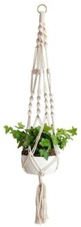 Hand Geweven Touw Bloempot Bonsai String Netto Zak Houder Tuinieren Bloempot Netto Zak Tuin Decoratie Groen