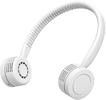 Hand Gratis Necklance Fan Usb Batterij Rechargeableneckband Low Noise Smart Thuis Mini Draagbare Ventilator Zomer Koel WH