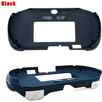 Hand Grip Handle Joypad Stand Shell Case Protector with L2 R2 Trigger Button For PSV 2000 PSV2000 PS VITA 2000 Slim Game Conso zwart case