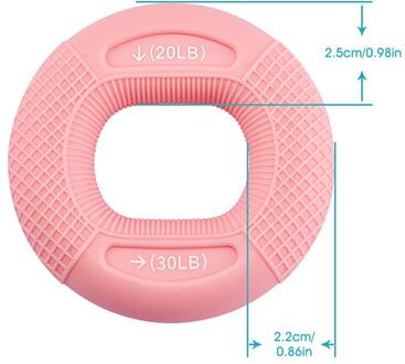 Hand Grip Strengthener Grip Exerciser 2 Strengths in One for Adults and Kids Roze