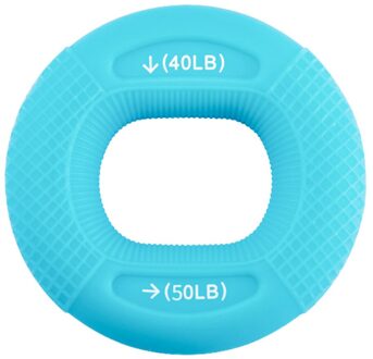 Hand Grip Vinger Gripper Sterkte Trainer Exerciser Sterkte Spier Herstel Yoga Brancard Vinger Expander Fitnessapparatuur type 1 blauw