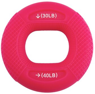 Hand Grip Vinger Gripper Sterkte Trainer Exerciser Sterkte Spier Herstel Yoga Brancard Vinger Expander Fitnessapparatuur type 1 roos rood