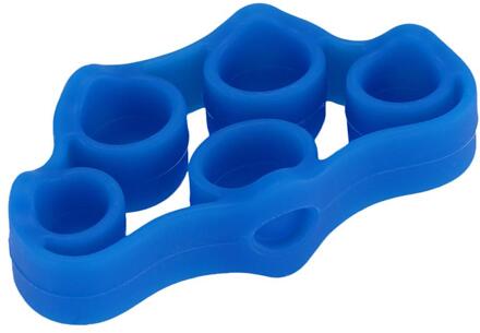 Hand Gripper Silicone Vinger Expander Oefening Handgreep Pols Sterkte Trainer Vinger Uitoefenaar Resistance Bands Fitness Gereedschap Blauw