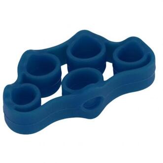 Hand Gripper Silicone Vinger Expander Oefening Handgreep Pols Sterkte Trainer Vinger Uitoefenaar Resistance Bands Fitness Gereedschap diep blauw