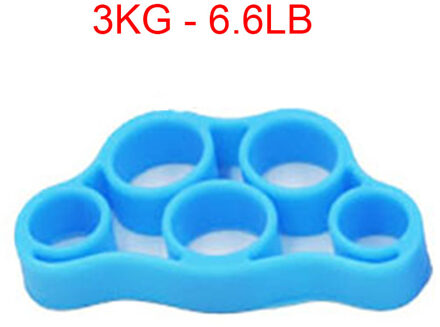 Hand Gripper Silicone Vinger Expander Oefening Handgreep Pols Sterkte Trainer Vinger Uitoefenaar Resistance Bands Fitness lucht blauw