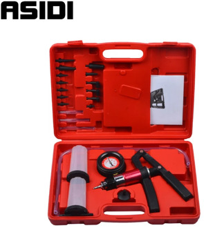 Hand Held Vacuum Pressure Pump Tester Brake Fluid Bleeder Bleeding Kit