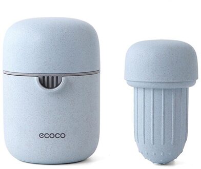 Hand Juicer Citrus Oranje Squeezer Deksel Rotatie Druk Anti-Slip Ruimer Voor Lemon Lime Grapefruit lucht blauw