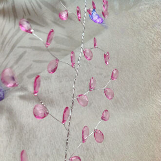 Hand Made Diy Bruidsboeket Accessoires Bruidsmeisje Bloem Broche Holding Handen Crystal Boutique Roze