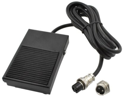 Hand Metalen Voetpedaal Schakelaar 1.8 Meter Kabel 2 Pins Connector Spot Lassen Tig Toorts