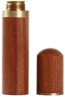 Hand Naaien Naalden Opslag Buis Diy Houten Doos Leer Breien Gereedschap Naald Sandelhout Naald Houder Opslag Gereedschap Rosewood