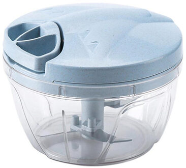 Hand-power Handmatige Vleesmolen Voedsel Chopper Vleesmolen Mixer Vlees Fruit Groente Noten Shredders Voedsel Apparaten Blauw