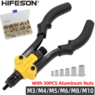 Hand Rivet Nut Gun Insert threaded Mandrels Manual Riveters Nut Gun for Riveting Rivnut M3 M4 M5 M6 M8 M10 Nuts Toolbox Iron Nut