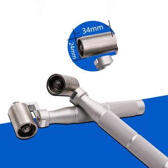 Hand Roestvrij Staal Behang Naad Roller Platte Druk Roller Behang Breng Woondecoratie Seamed Diy Tool 34x24mm
