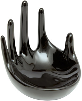 Hand Silhouet Serveerschaal Anissa Kermiche , Black , Unisex - ONE Size