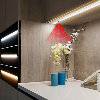 Hand Sweep LED Lights For Kitchen USB Wire Under Cabinet Lighting 3 Colors Infrared Sensor LED Light Closet Shelves 30 40 50cm
