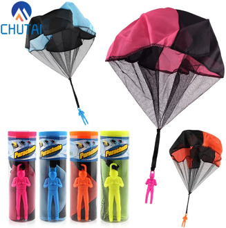 Hand Throwing Mini Play Soldier Parachute Toys for Kids Outdoor Fun Sports Kindergarten Children's Educational Parachute Game