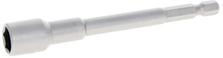Hand Tool 7 ~ 19 Mm Niet-magnetische Hex Socket 100 Mm Lange 1/4 "Metalen Impact moer Setter Driver Bit Adapter H10x100mm