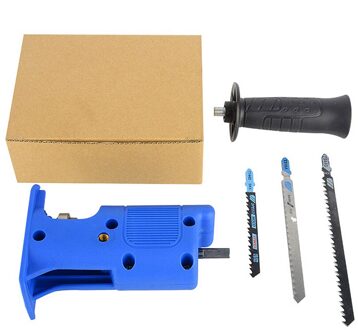 Hand Tool Elektrische Boor Gemodificeerde Elektrische Zaag Elektrische Reciprozaag Power Boor Draagbare Reciprozaag Adapter Blauw