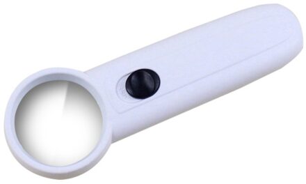 Hand verlichte vergrootglas/vergrootglas/Lezen ondersteuning met 15 X vergroting en LED lens diameter Voor