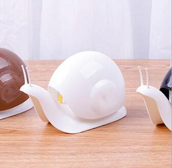 Hand Zeepdispenser Shampoo Fles Leuke Cartoon Slak Vorm Douchegel Container Badkamer Benodigdheden Voor Kinderen Kids wit