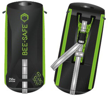 Handbag (excl. 250 Ml) Hardloopgordel-Zwart,Limoen - nosize