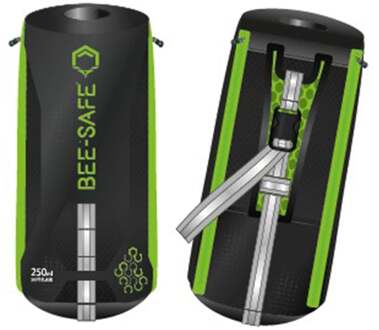 Handbag (excl. 250 Ml) Hardloopgordel-Zwart,Limoen - nosize