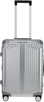 Handbagage koffer Lite-Box AluHoogte > 55 cm - zilver