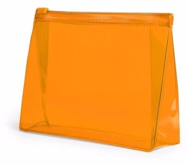 Handbagage toilettas oranje 17 cm - Toilettassen