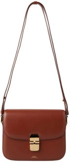 Handbags A.p.c. , Brown , Dames - ONE Size