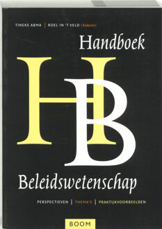 Handboek beleidswetenschap - Boek Boom uitgevers Den Haag (9053526951)