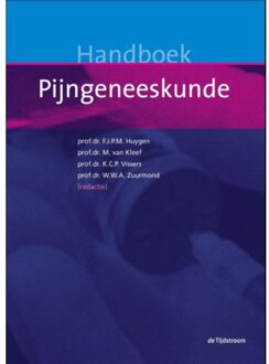 Handboek pijngeneeskunde - Boek Tijdstroom, Uitgeverij De (9058982408)