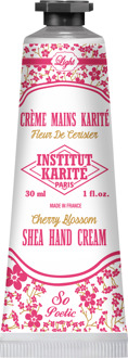 Handcrème INSTITUT KARITE PARIS Light Shea Hand Cream Cherry Blossom 30 ml