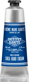 Handcrème INSTITUT KARITE PARIS Shea Hand Cream Milk Cream 30 ml