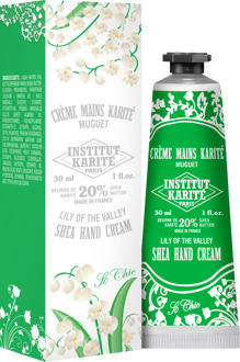 Handcrème INSTITUT KARITE PARIS Shea Hand Cream So Chic Lily of the Valley 30 ml