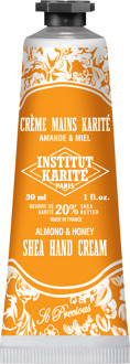 Handcrème INSTITUT KARITE PARIS Shea Hand Cream So Precious Almond and Honey 30 ml