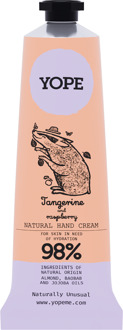 Handcrème YOPE Hand Cream Tangerine And Raspberry 50 ml