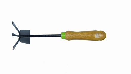 Handcultivator Wiedhakje En Vork - Hout Fsc - 7cm