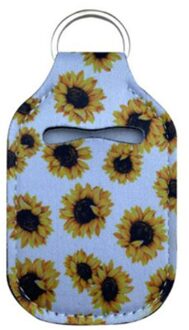 Handdesinfecterend Sleutelhanger Houder Draagbare Reizen Fles Hervulbare Containers Flip Cap Herbruikbare Flessen Met Sleutelhanger Carrier