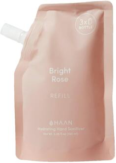 Handdesinfectie HAAN Bright Rose Hydrating Hand Sanitizer Refill 100 ml