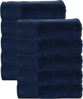 handdoek 50x100 Navy 10 stuks