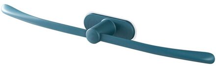 Handdoek Hanger Wandmontage 62Cm Handdoekenrek Badkamer Dual-End Muur Gemonteerde Handdoek Bar Geen Boor voor Badkamer blauw