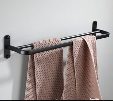 Handdoek Houder Handdoekenrek Handdoekhouder Handdoek Bar 40/50/60 Cm Wall Mounted Aluminium Badkamer Accessoires Handdoek Rail 50CM