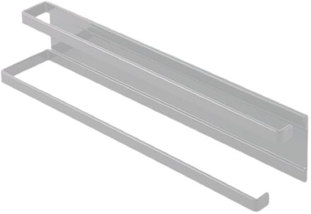 Handdoek Houder Rek Wandmontage Handdoek Hanger Badkamer Handdoek Bar Plank Rolhouder Opknoping Haak Badkamer Organizer wit