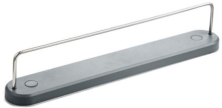 Handdoek Houder Rek Wandmontage Handdoek Hanger Badkamer Handdoek Bar Plank Rolhouder Opknoping Haak Badkamer Organizer Zelfklevende grijs