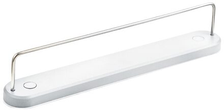 Handdoek Houder Rek Wandmontage Handdoek Hanger Badkamer Handdoek Bar Plank Rolhouder Opknoping Haak Badkamer Organizer Zelfklevende wit